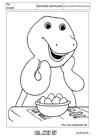 barney-ve-arkadaşları boyama sayfaları